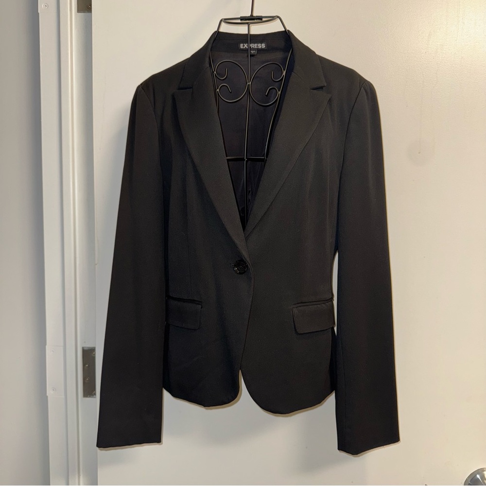 Express Single Breasted Blazer Black